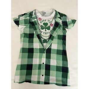 Faux Real Photorealistic Kiss Me I’m Irish Tshirt Size M